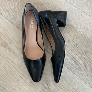 Black Franco Sarto Heels **LIKE NEW**